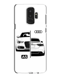 Чехол для Samsung Galaxy S9 Plus (G965) с картинкой «Audi — контрастный дизайн»