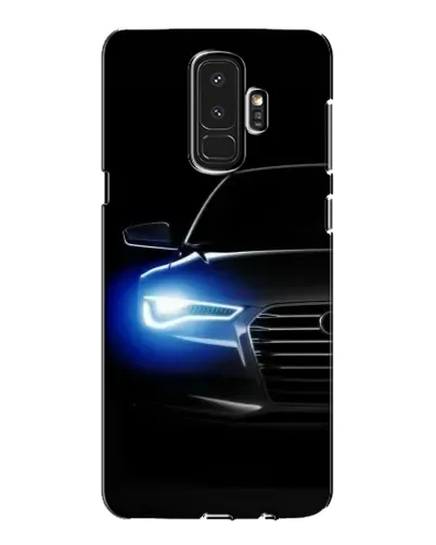 Чехол для Samsung Galaxy S9 Plus (G965) с картинкой «Неоновый взгляд Audi»
