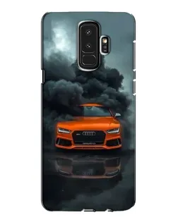 Чехол для Samsung Galaxy S9 Plus (G965) с картинкой «Audi в облаках дыма»