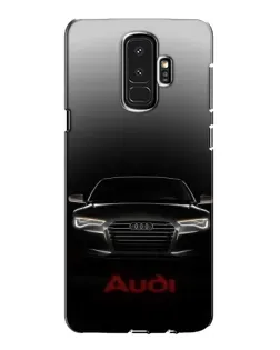 Чехол для Samsung Galaxy S9 Plus (G965) с картинкой «Audi — градиентный контур»