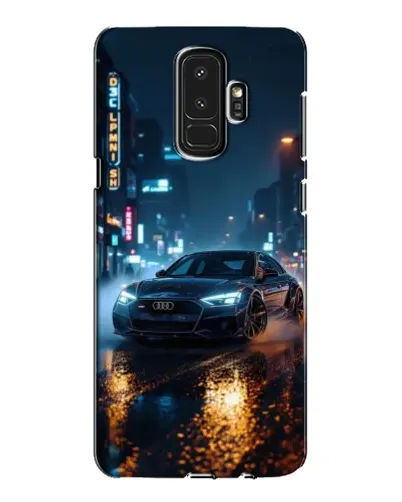 Чехол для Samsung Galaxy S9 Plus (G965) с картинкой «Ночной город и Audi»