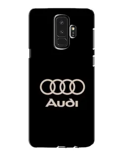 Чехол для Samsung Galaxy S9 Plus (G965) с картинкой «Audi — золотой логотип»