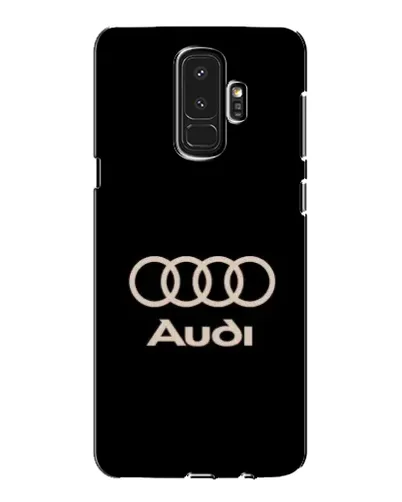 Чехол для Samsung Galaxy S9 Plus (G965) с картинкой «Audi — золотой логотип»
