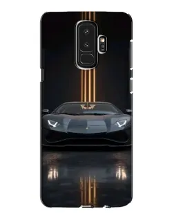 Чохол для Samsung Galaxy S9 Plus (G965) з картинкою «Lamborghini золоті лінії»