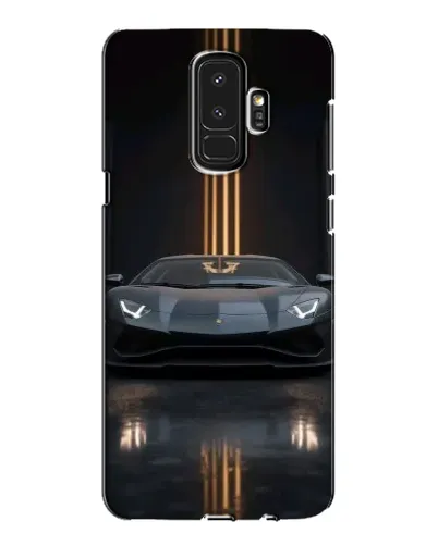Чехол для Samsung Galaxy S9 Plus (G965) с картинкой «Lamborghini золотые линии»