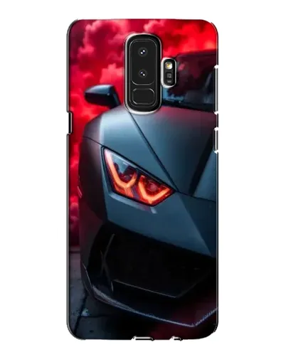 Чехол для Samsung Galaxy S9 Plus (G965) с картинкой «Lamborghini красное сияние»