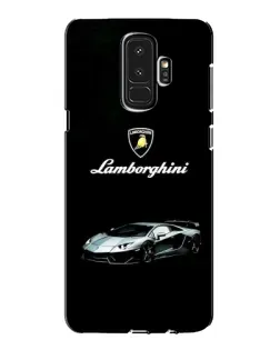 Чехол для Samsung Galaxy S9 Plus (G965) с картинкой «Логотип Lamborghini классика»