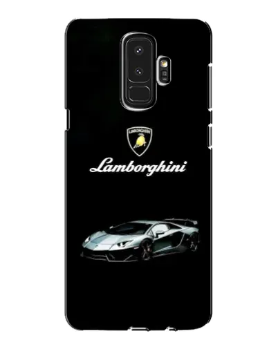 Чехол для Samsung Galaxy S9 Plus (G965) с картинкой «Логотип Lamborghini классика»