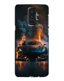 Чехол для Samsung Galaxy S9 Plus (G965) с картинкой «Lamborghini дымная эстетика»