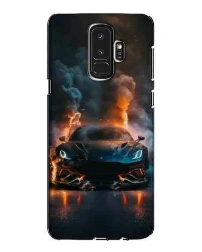 Чехол для Samsung Galaxy S9 Plus (G965) с картинкой «Lamborghini дымная эстетика»