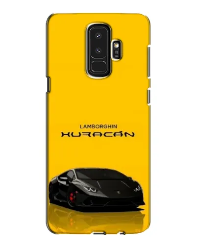 Чехол для Samsung Galaxy S9 Plus (G965) с картинкой «Lamborghini Huracan черный»