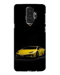 Чехол для Samsung Galaxy S9 Plus (G965) с картинкой «Lamborghini желтый акцент»