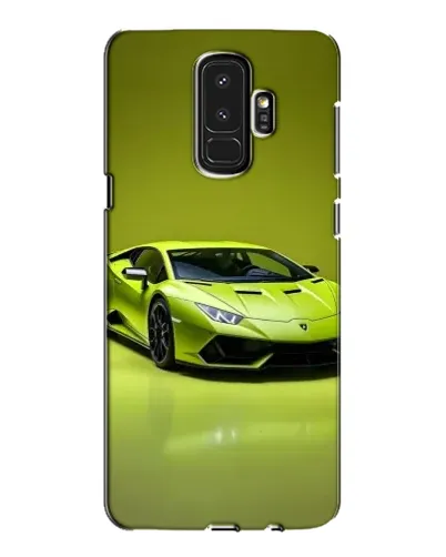 Чехол для Samsung Galaxy S9 Plus (G965) с картинкой «Салатовый Lamborghini Huracan»