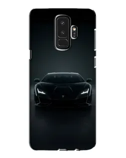 Чехол для Samsung Galaxy S9 Plus (G965) с картинкой «Черный Lamborghini Aventador»