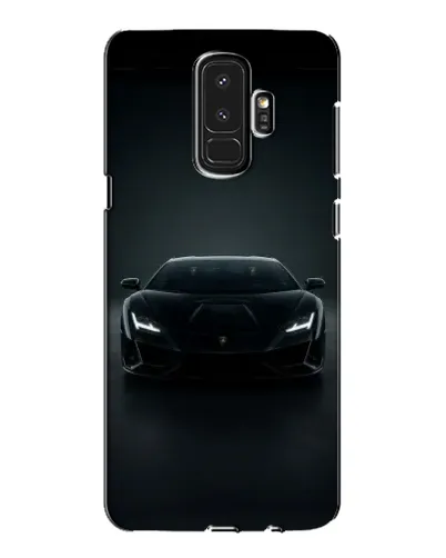 Чехол для Samsung Galaxy S9 Plus (G965) с картинкой «Черный Lamborghini Aventador»
