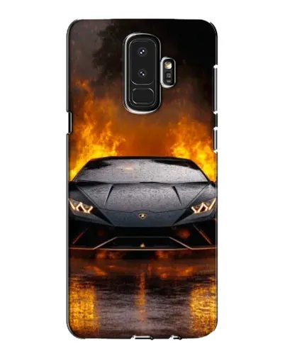 Чехол для Samsung Galaxy S9 Plus (G965) с картинкой «Lamborghini в огне»