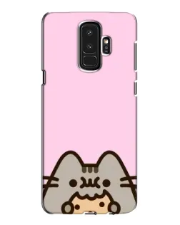 Чехол для Samsung Galaxy S9 Plus (G965) с картинкой «Pusheen и печенье»