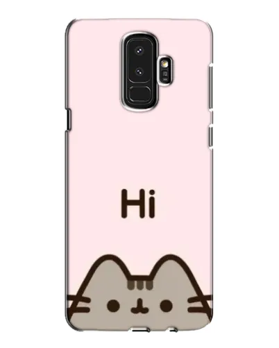 Чехол для Samsung Galaxy S9 Plus (G965) с картинкой «Пушин говорит Hi»