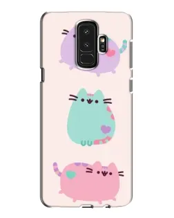 Чехол для Samsung Galaxy S9 Plus (G965) с картинкой «Pusheen трио»