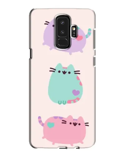 Чехол для Samsung Galaxy S9 Plus (G965) с картинкой «Pusheen трио»