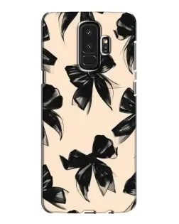 Чехол для Samsung Galaxy S9 Plus (G965) с картинкой «Паттерн черные банты»