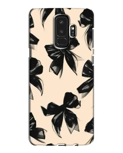 Чехол для Samsung Galaxy S9 Plus (G965) с картинкой «Паттерн черные банты»