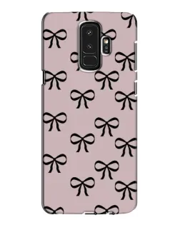 Чехол для Samsung Galaxy S9 Plus (G965) с картинкой «Черные бантики»