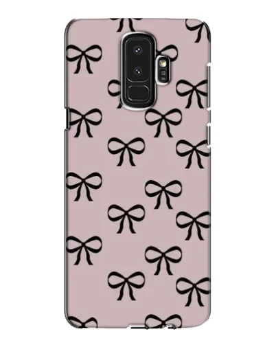 Чехол для Samsung Galaxy S9 Plus (G965) с картинкой «Черные бантики»