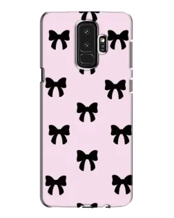 Чехол для Samsung Galaxy S9 Plus (G965) с картинкой «Черные банты Coquette»