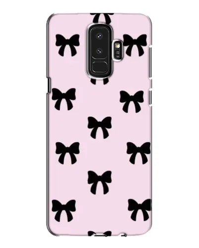 Чехол для Samsung Galaxy S9 Plus (G965) с картинкой «Черные банты Coquette»