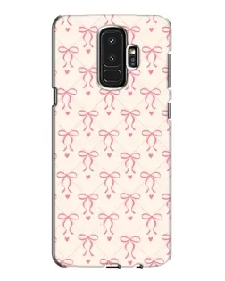 Чехол для Samsung Galaxy S9 Plus (G965) с картинкой «Розовые бантики Coquette»