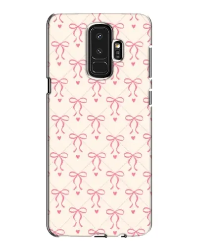 Чехол для Samsung Galaxy S9 Plus (G965) с картинкой «Розовые бантики Coquette»