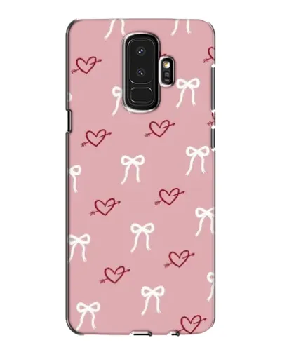 Чехол для Samsung Galaxy S9 Plus (G965) с картинкой «Сердца и банты»