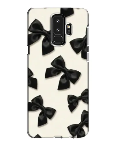 Чехол для Samsung Galaxy S9 Plus (G965) с картинкой «Черные бантики»