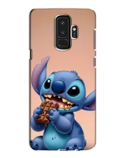 Чехол для Samsung Galaxy S9 Plus (G965) с картинкой «Стич ест шоколад»