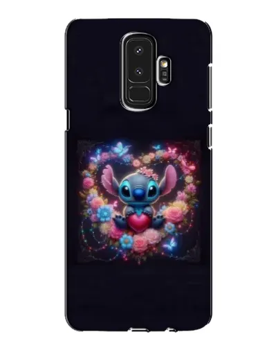 Чехол для Samsung Galaxy S9 Plus (G965) с картинкой «Stitch в цветах»