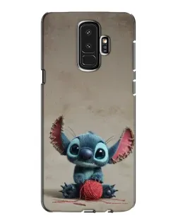 Чехол для Samsung Galaxy S9 Plus (G965) с картинкой «Стич на коричневом фоне»