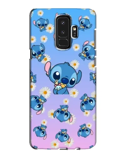 Чехол для Samsung Galaxy S9 Plus (G965) с картинкой «Паттерн со Стичем»
