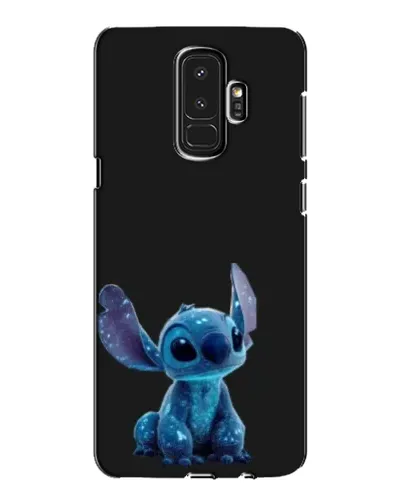 Чехол для Samsung Galaxy S9 Plus (G965) с картинкой «Стич на черном»