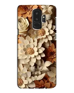 Чохол для Samsung Galaxy S9 Plus (G965) з картинкою «Бежевий флористичний декор»