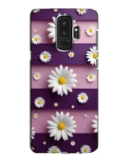 Чохол для Samsung Galaxy S9 Plus (G965) з картинкою «Ромашки на фіолетовому»