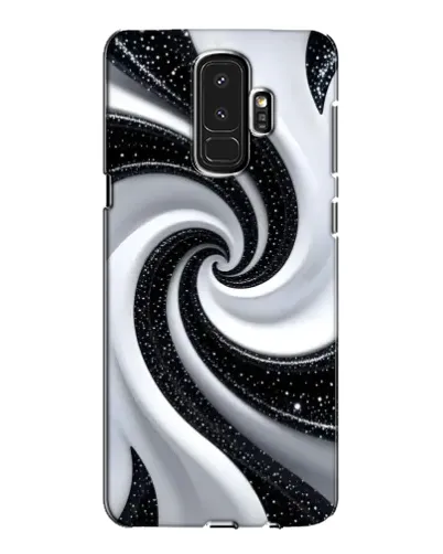 Чехол для Samsung Galaxy S9 Plus (G965) с картинкой «Черно-белая спираль» Чехол для Samsung Galaxy S9 Plus (G965) с картинкой «Черно-белая спираль»