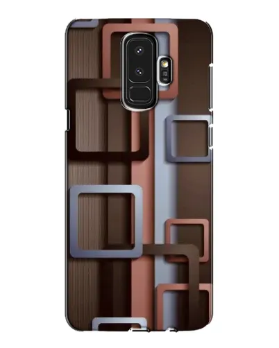Чехол для Samsung Galaxy S9 Plus (G965) с картинкой «Коричневые объемные квадраты» Чехол для Samsung Galaxy S9 Plus (G965) с картинкой «Коричневые объемные квадраты»