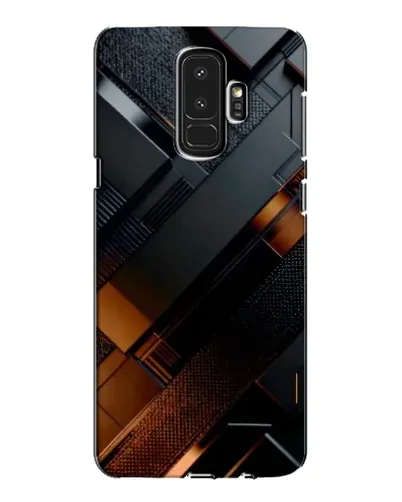Чехол для Samsung Galaxy S9 Plus (G965) с картинкой «Черные геометрические блоки» Чехол для Samsung Galaxy S9 Plus (G965) с картинкой «Черные геометрические блоки»