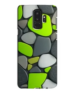 Чехол для Samsung Galaxy S9 Plus (G965) с картинкой «Яркая неоновая галька»