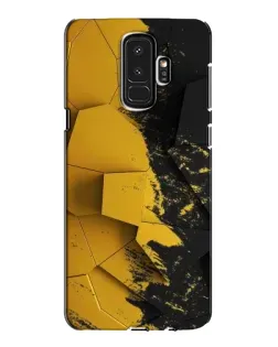 Чехол для Samsung Galaxy S9 Plus (G965) с картинкой «Золотые осколки геометрии»