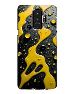 Чехол для Samsung Galaxy S9 Plus (G965) с картинкой «Жидкое желтое золото»