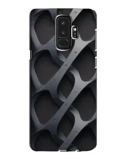 Чехол для Samsung Galaxy S9 Plus (G965) с картинкой «Объемное серое плетение»