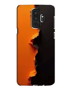 Чехол для Samsung Galaxy S9 Plus (G965) с картинкой «Оранжевый разлом»