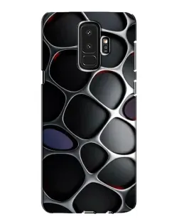 Чехол для Samsung Galaxy S9 Plus (G965) с картинкой «Объемная темная решетка»